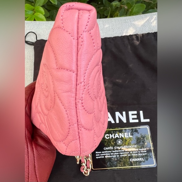 Chanel Aby Camelia Quilted Min Pochette Wristlet - Picture 9 of 16